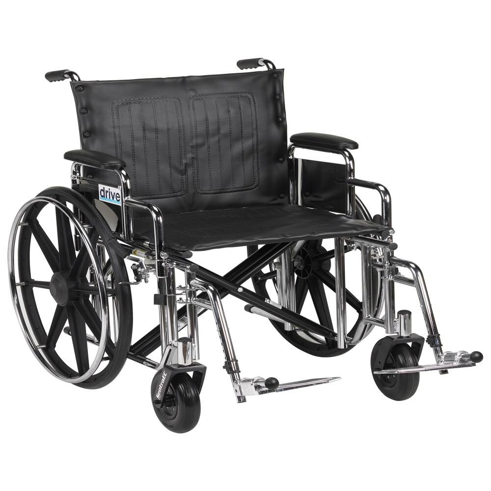 Extra Heavy Duty Wheelchair with Elevating Leg Rests L101548