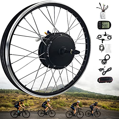 Electric Bike Conversion Kit 48V 1500W 26 inch Front Wheel Hub Motor T185024