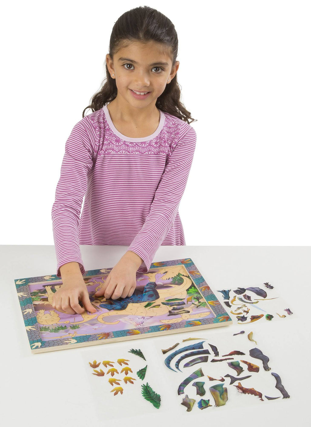 Peel and Press Sticker by Number Activity Kit: Dinosaur Dusk - 70 O45340