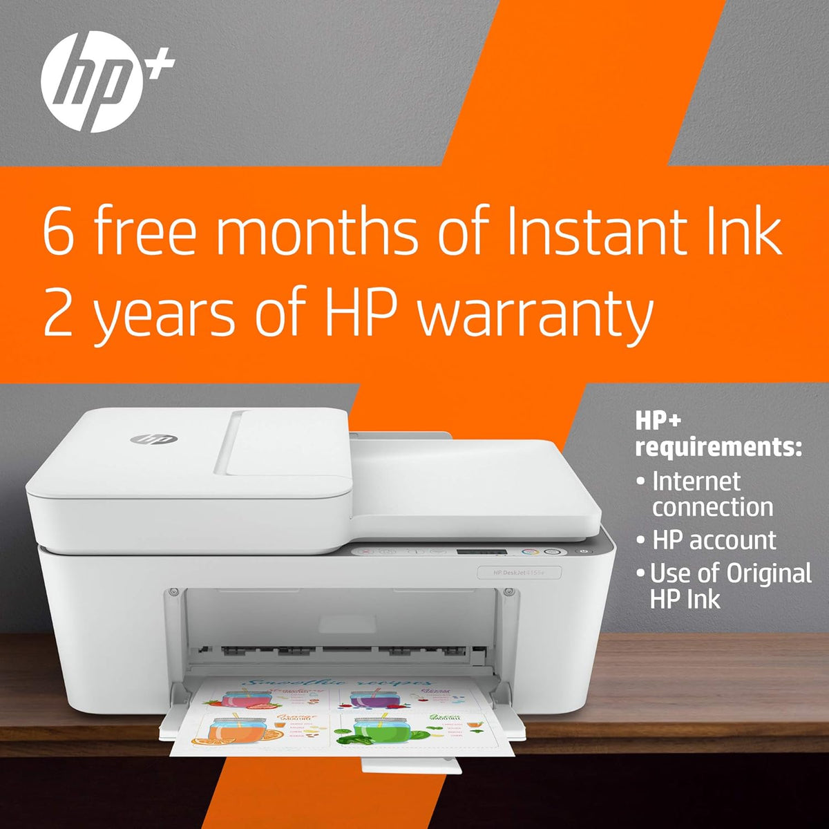 HP DeskJet 4155e All-in-One Wireless Color Printer V82578