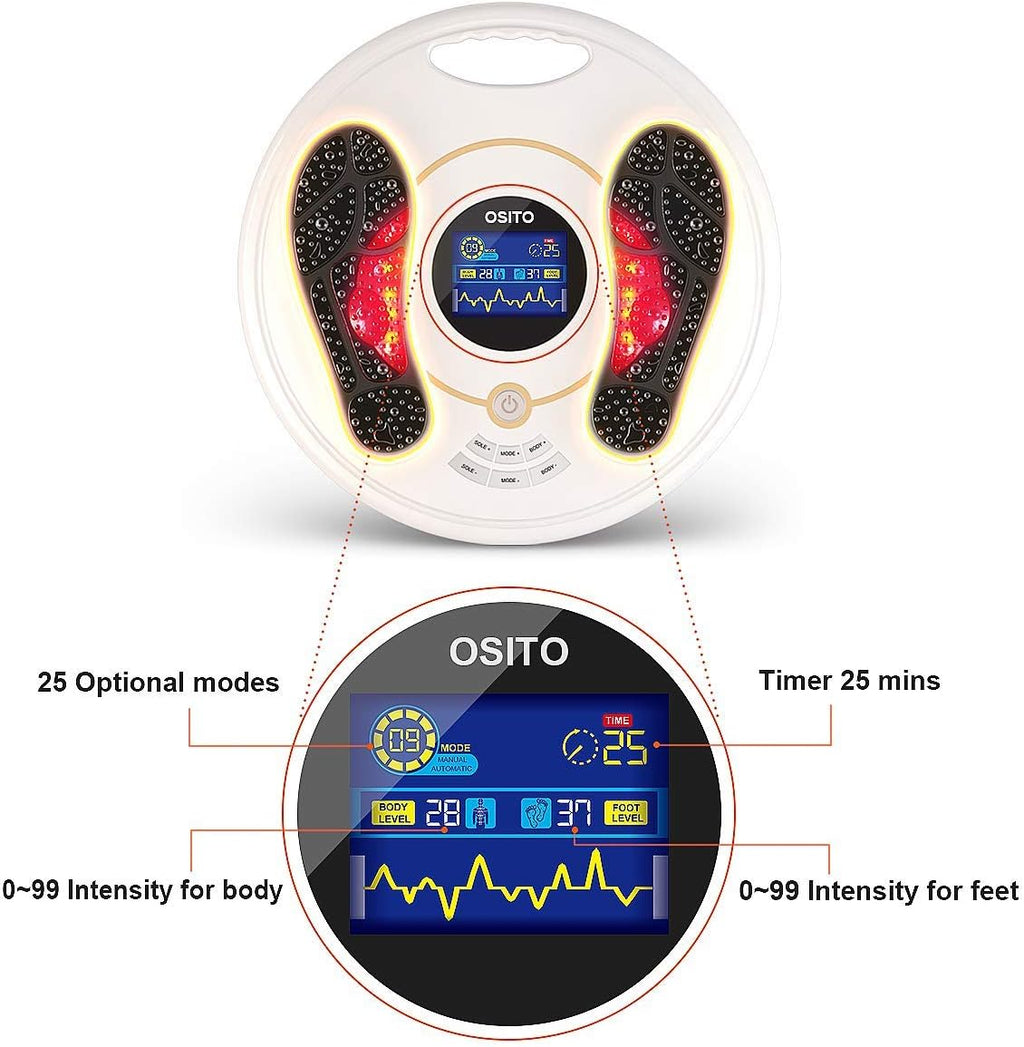Foot and Leg Massager with 4 Electrode Pads H5389