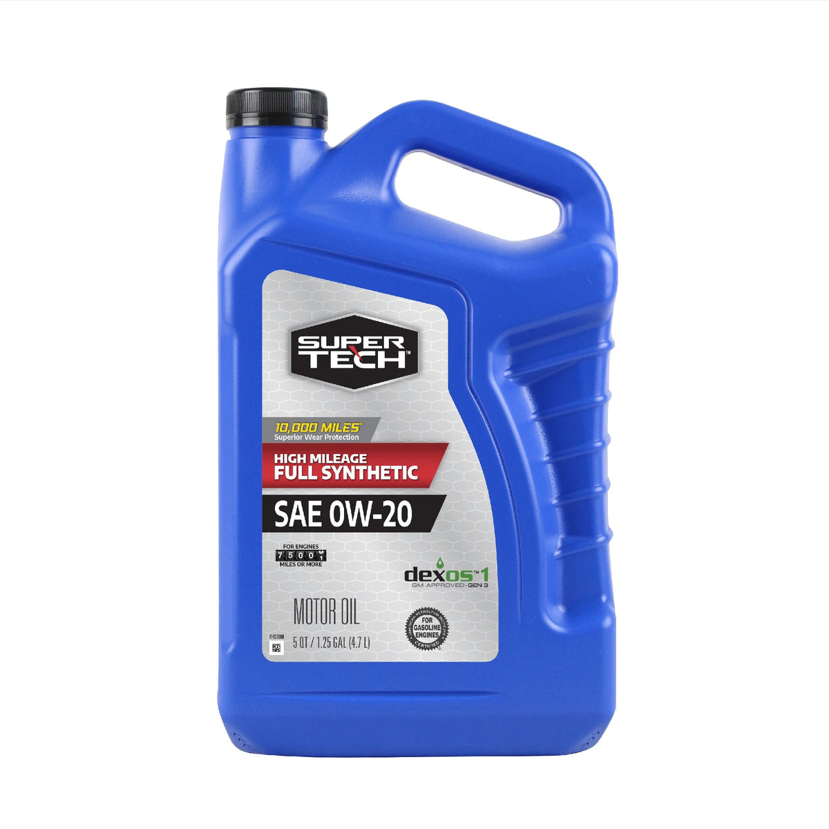 High Mileage Full Synthetic 0W-20 Motor Oil, 5 Quarts M11678