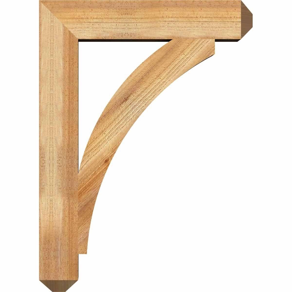 6x22W x 34x22D x 42x22H Thorton Craftsman Rough Sawn BRACKET, Western Red Cedar B362897