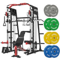 2200lbs Squat Rack with Cable Crossover Machine Y572