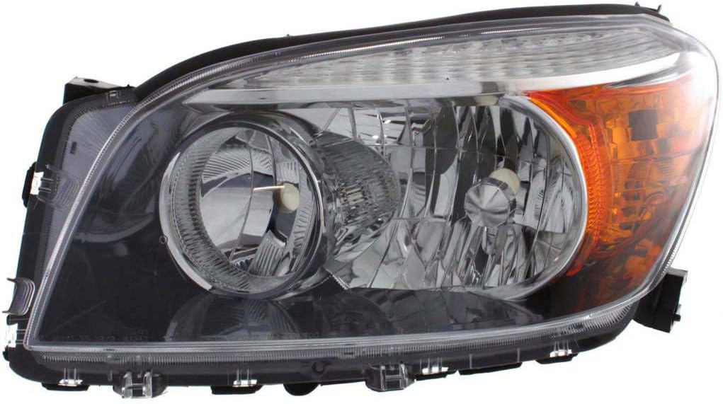 Passenger Side Black Bezel Headlight Assembly C391