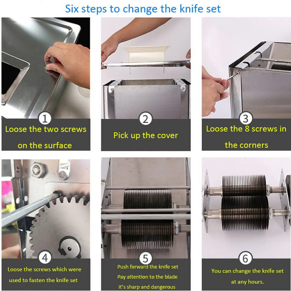 Meat Cutting Machine Blade Set 3.5mm Y961