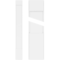 Plain PVC Pilaster with Capital and Base (Pair) P279714