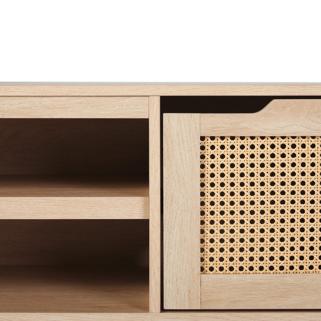 Boho 2-Door Rattan TV Stand R904