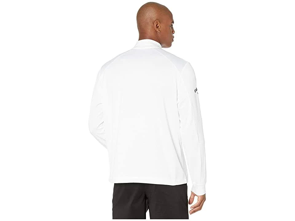 Waffle Fleece 1/4 Zip Pullover Bright White Medium V10383