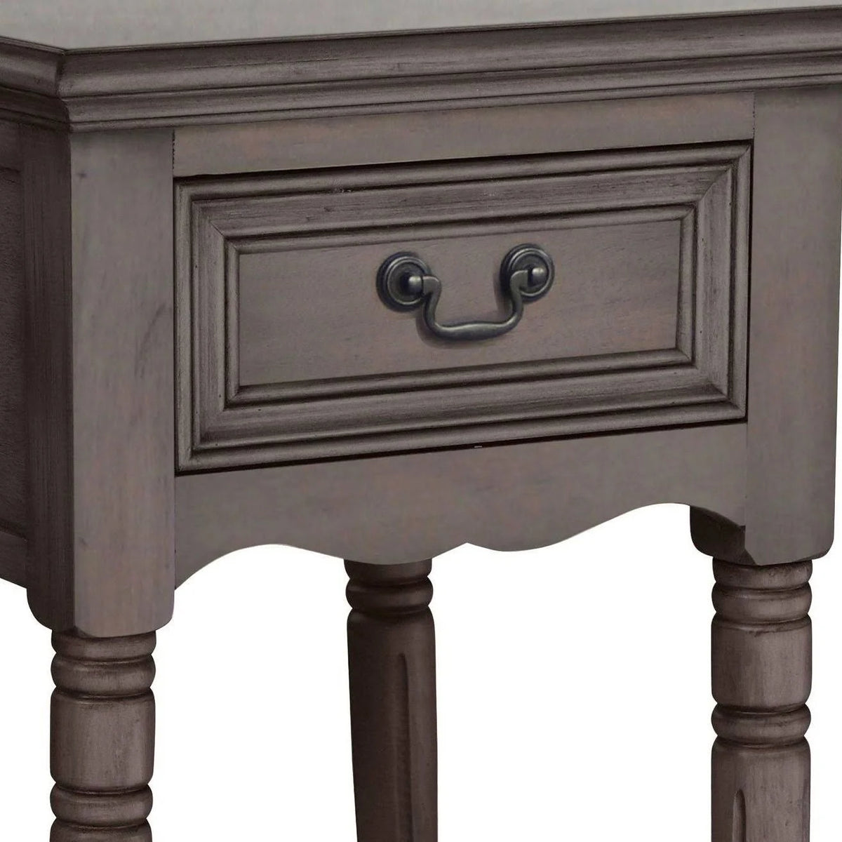 Antiqued Solid Wood Night Stand F871933