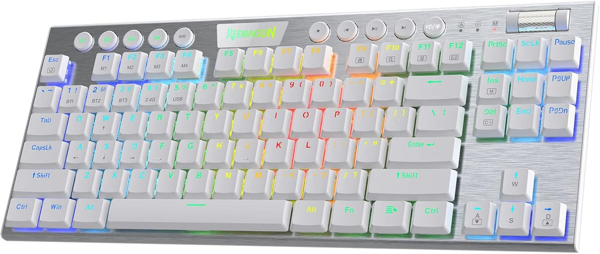 Black Low Profile Wireless RGB Mechanical Keyboard U39108