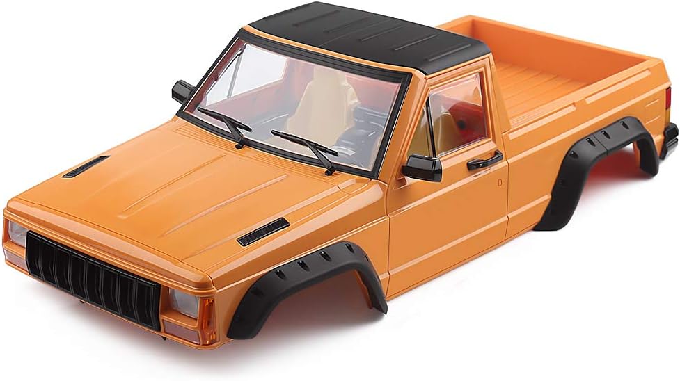 Unpainted 313mm Wheelbase Cherokee Pickup Truck Car Shell Kit for 1/10 RC Crawler X873850