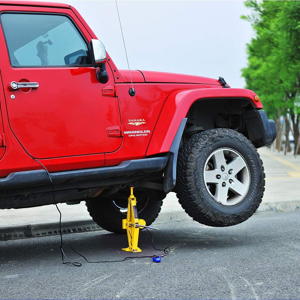 Electric Car Jack 3 Ton 12V Scissor Jack, Portable Car Lift, Pack of 2 L729063