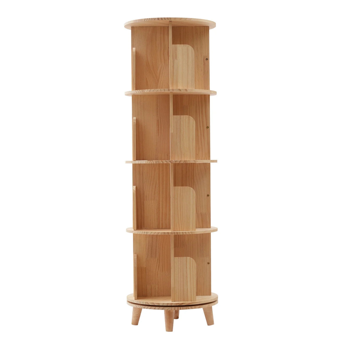 4-Tiers Rotating Bookshelf Y4429