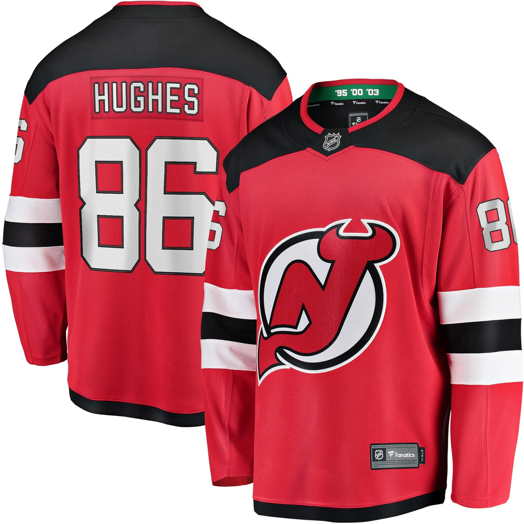 Red New Jersey Devils Home Breakaway Player Jersey D205
