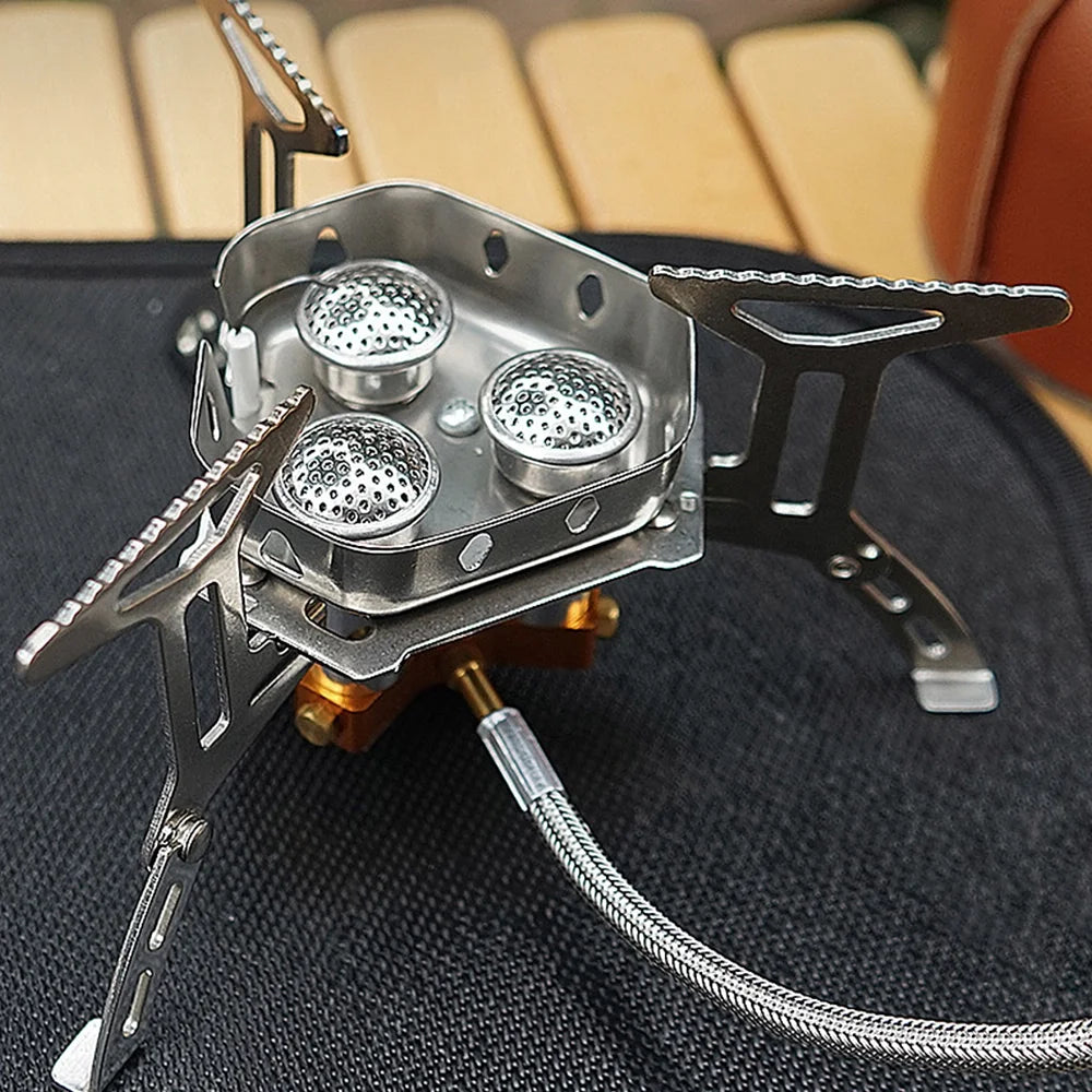 5800W Stainless Steel and Copper Camping Stove X3624