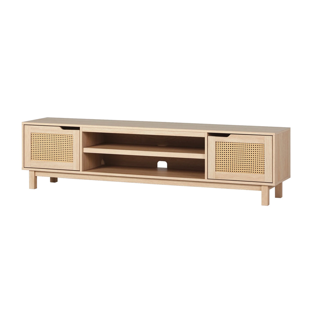 Boho 2-Door Rattan TV Stand R904