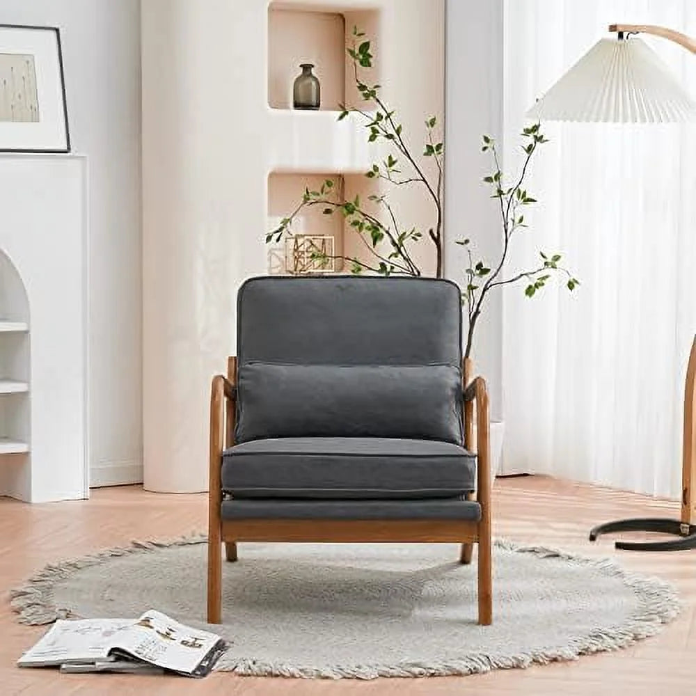 White Teddy Fleece Accent Chairs Set of 2 Upholstered Armchairs P30025