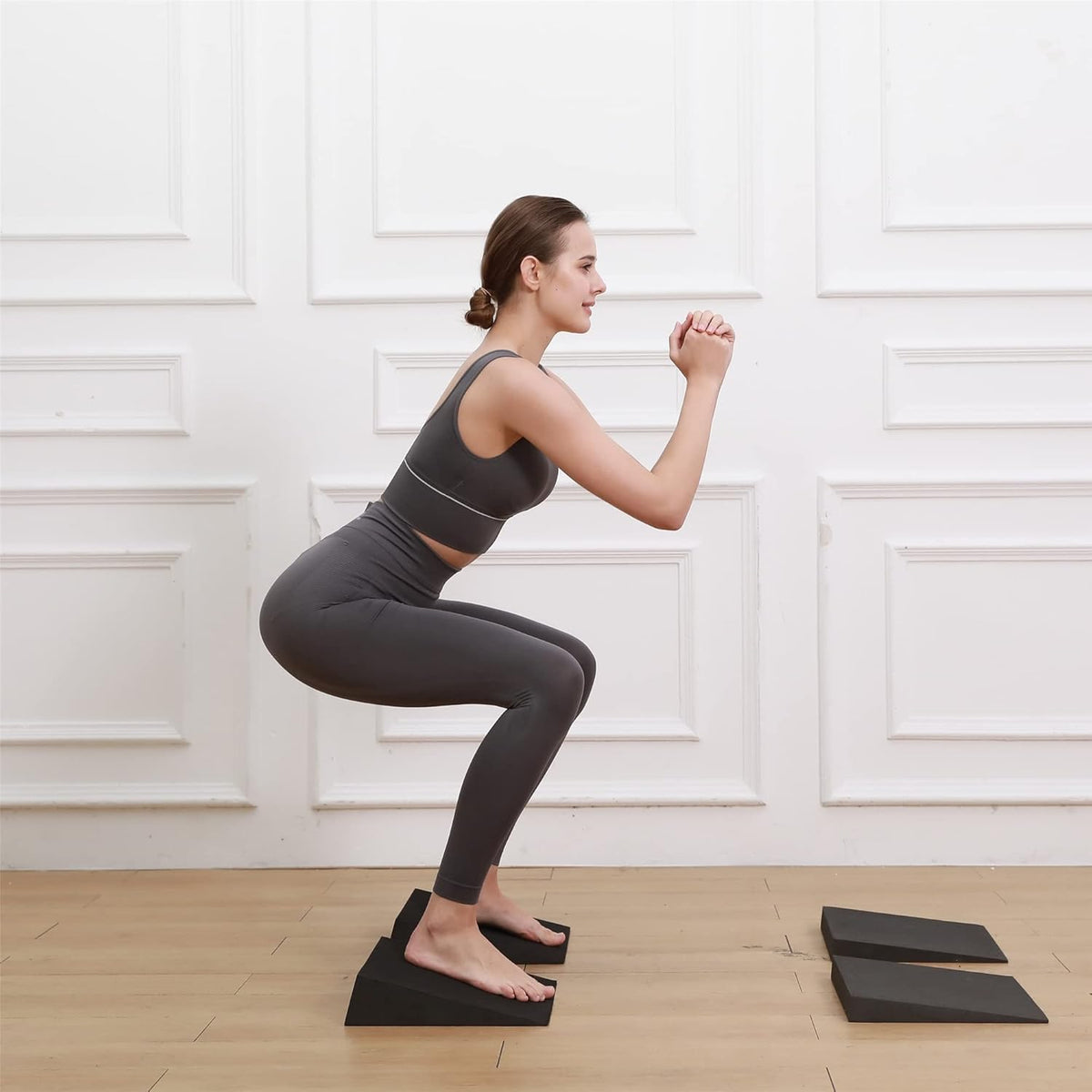 Calf Stretcher Yoga Foam Wedge 4 in 1 Pack of 2 C2882