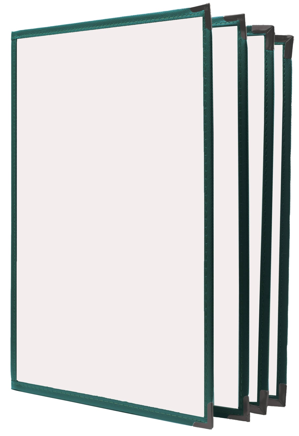 Green 8 View Book Style Cafe Menu Cover I39333