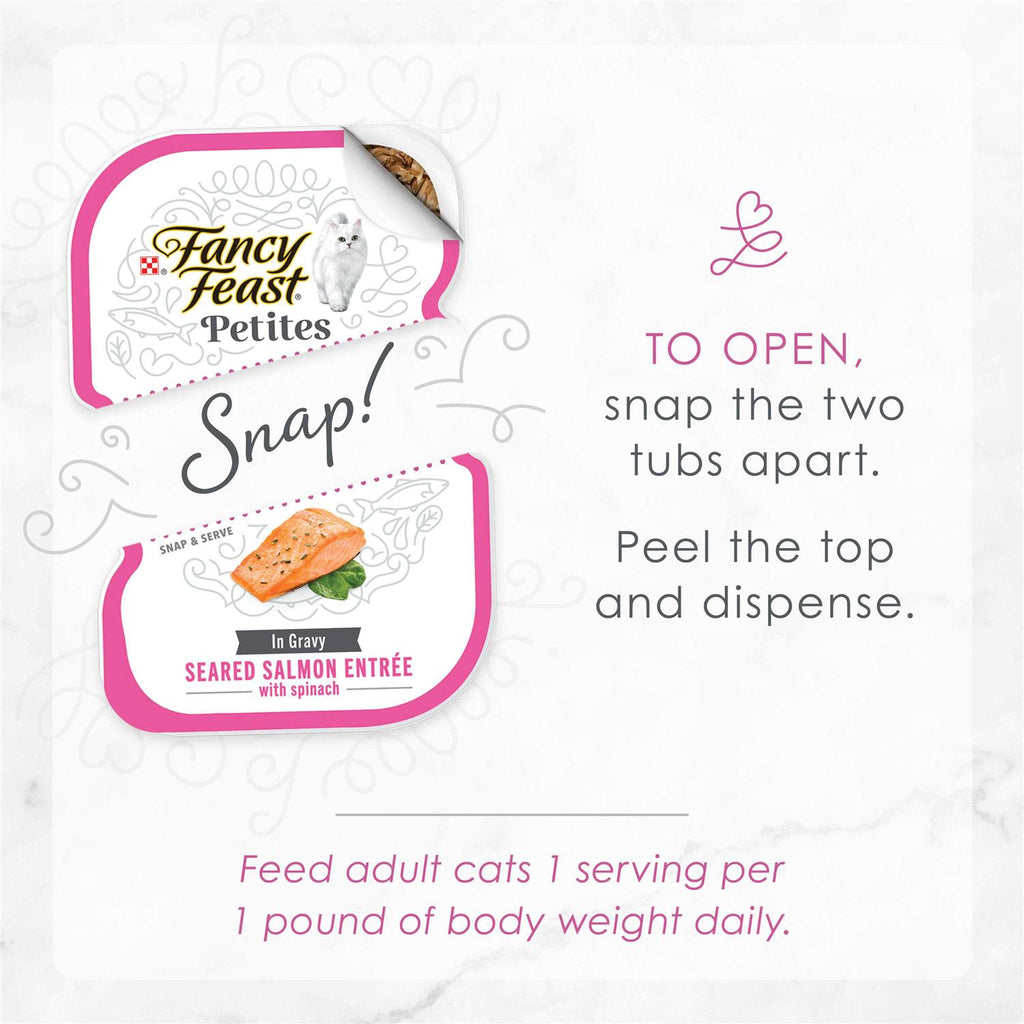 Seared Salmon with Spinach Gravy Wet Cat Food P917