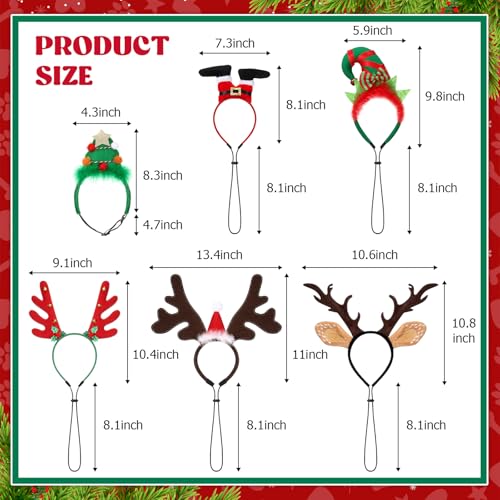 Christmas Pet Headband with Adjustable Rubber Band A656051