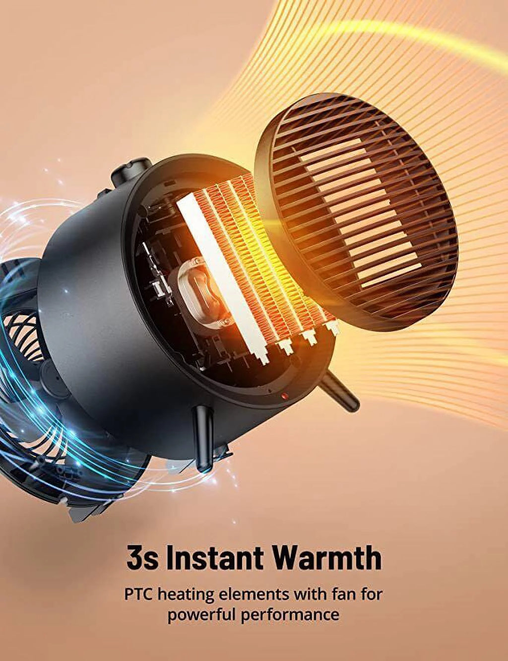 1500W Portable Electric Space Heater G7645