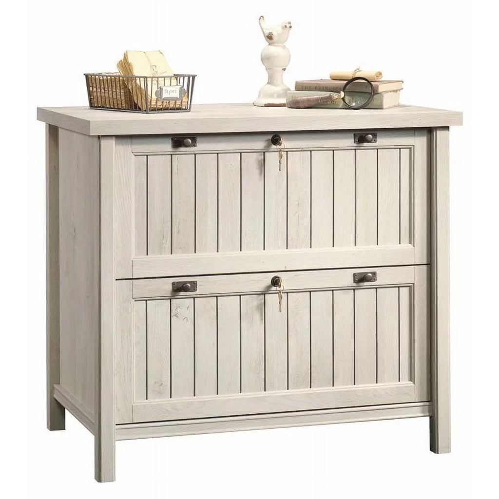3-Piece Executive Desk with Hutch and File Cabinet B7361