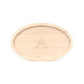 Oval Maple Wood Carving Board with Juice Well J4418