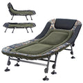Oversized Folding Camping Cot with Mattress and Carry Bag, Green E954