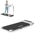 Silver 2.5 HP Portable Walking Treadmill with Remote Control and LED Display B149