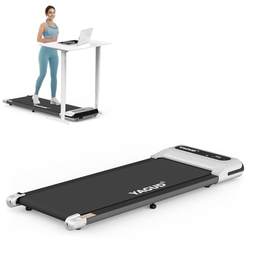Silver 2.5 HP Portable Walking Treadmill with Remote Control and LED Display B149