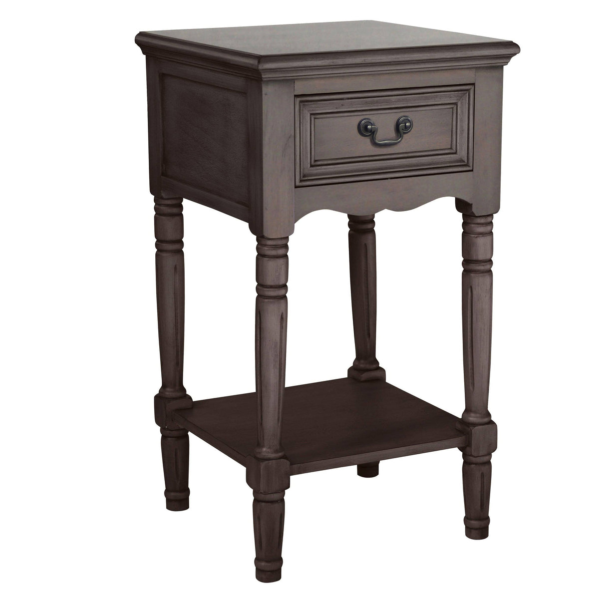 Antiqued Solid Wood Night Stand F871933
