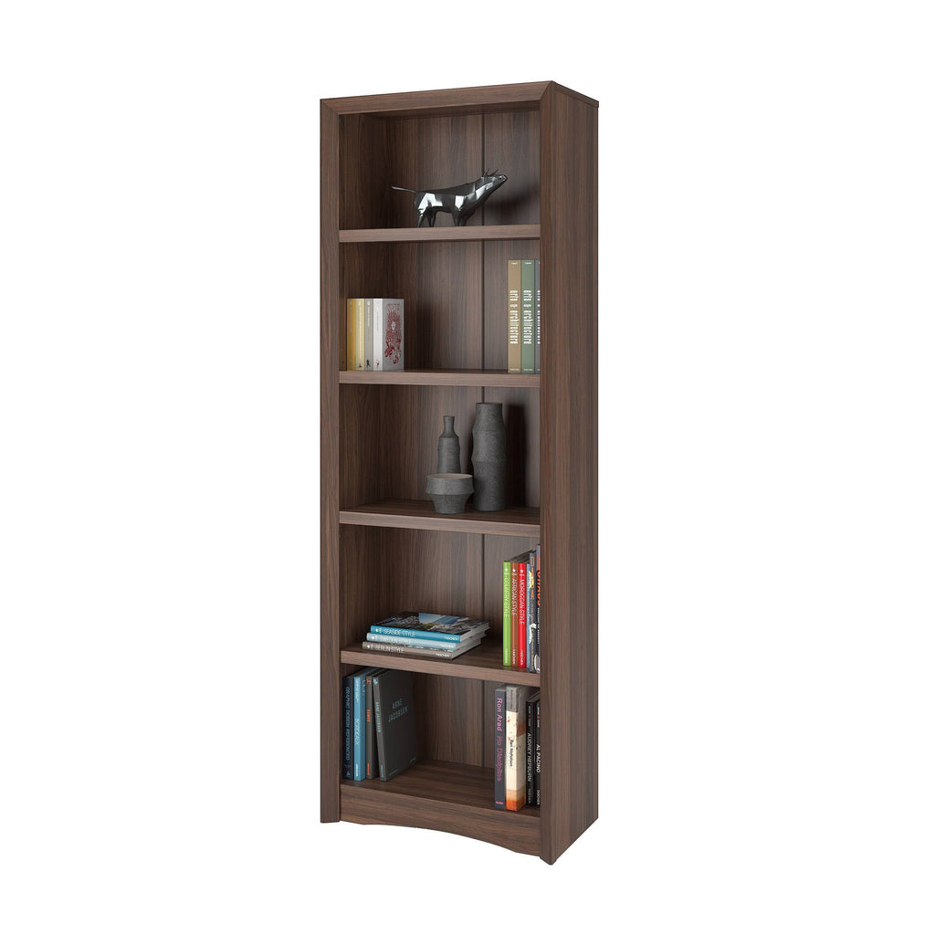 71-inch Tall Adjustable White Bookcase T41176