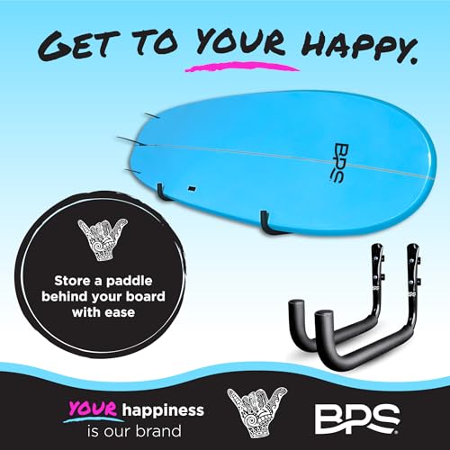 Ultrastrong Ultrapadded Surfboard and Standup Paddle Board Rack Wall Mount Storage with Marine Grade Stainless Steel Screws B765515