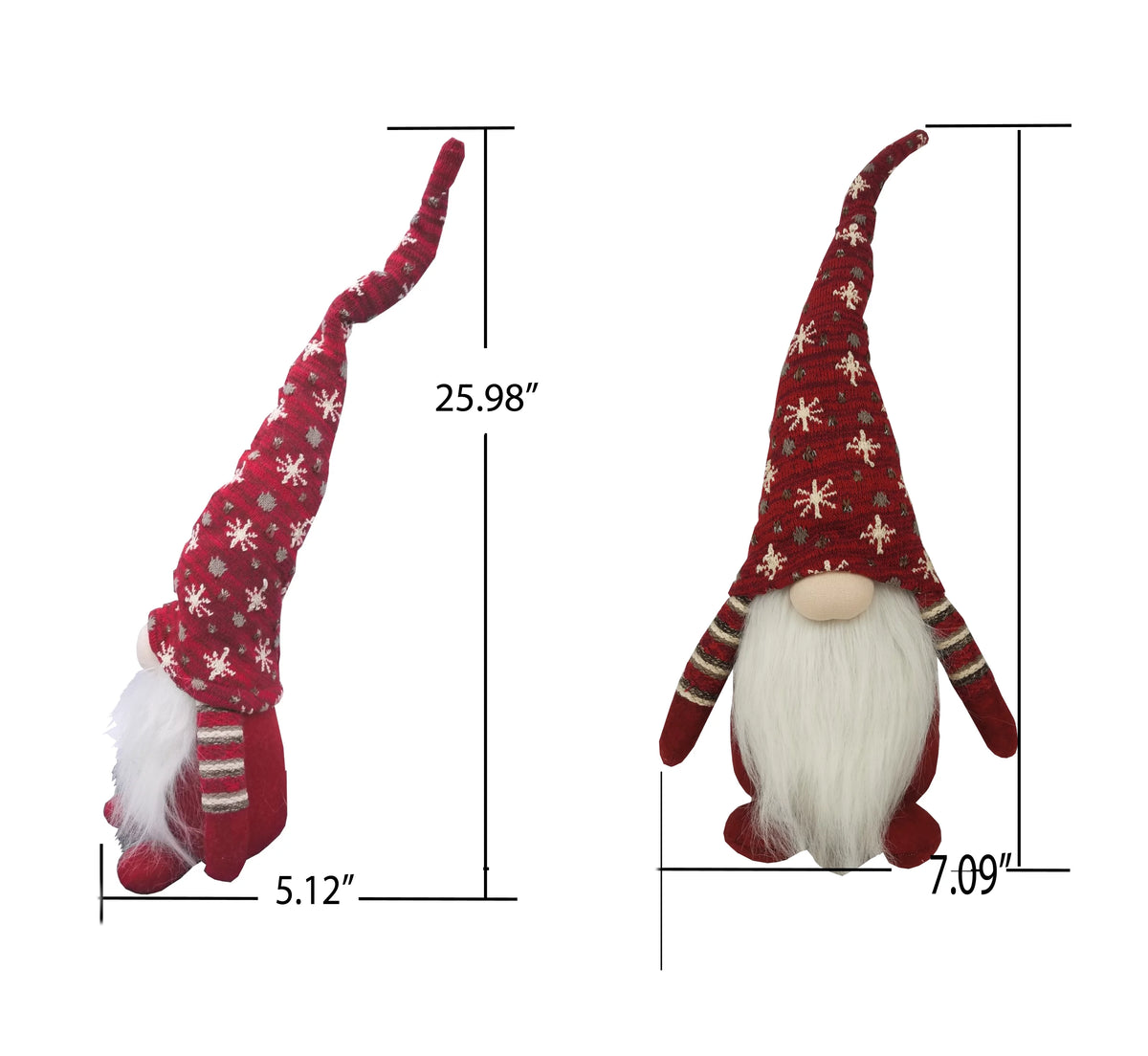 26 Inches Red Christmas Gnomes Plush E226763
