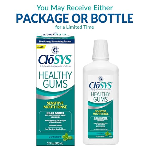 Non-Burning Antiplaque Mouthwash 32 Fl Oz Twin Pack C727