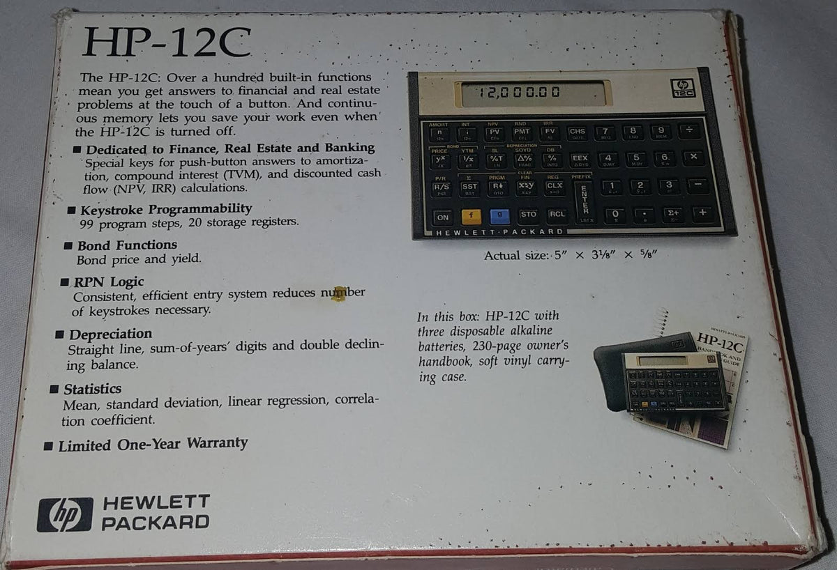 Financial Calculator T417119