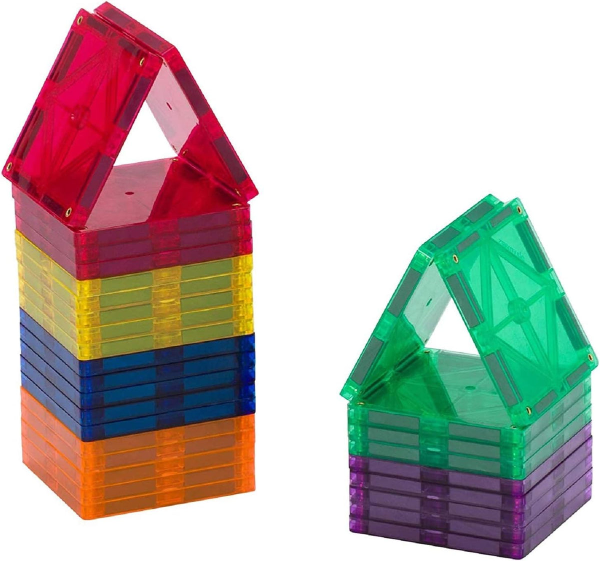 56 Pc Magnetic Tiles Building Set X43069