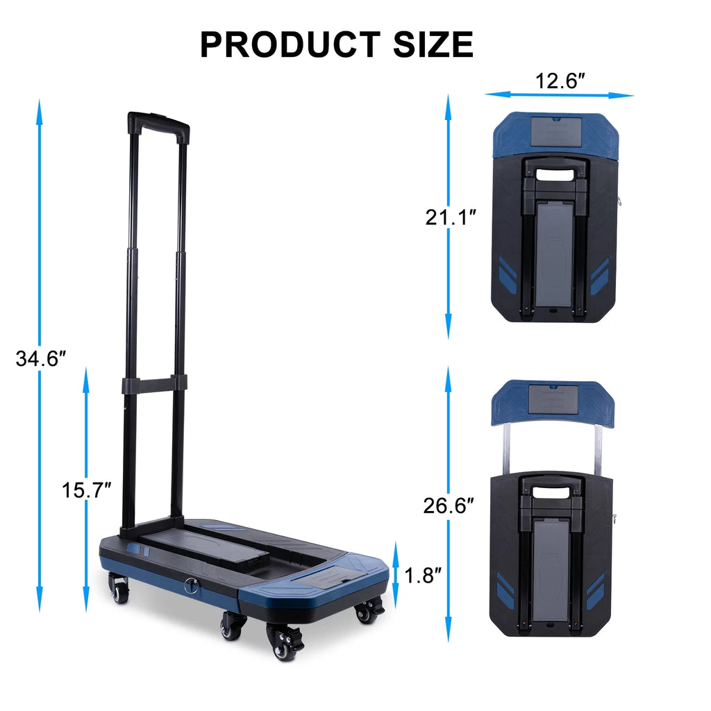Folding Hand Truck with 6 Wheels X4000