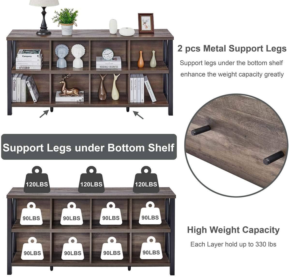 8 Cube Storage Organizer Bookshelf Y9349