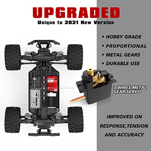 1:18 Scale 4X4 RC Monster Truck with 2 Batteries L94012