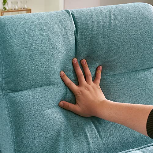 Beige Linen High Back Accent Chair with Solid Wood G62963
