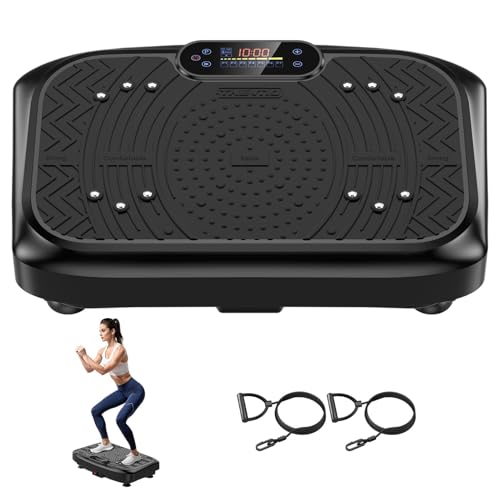 Vibration Plate Exercise Machine with 199 Adjustable Speeds, 450 Lbs Capacity Y2510