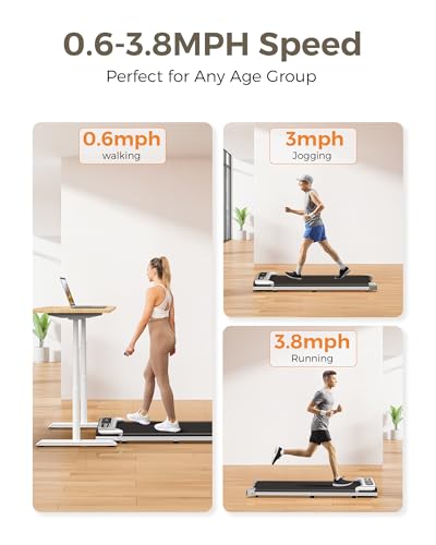 Silver 2.5 HP Portable Walking Treadmill with Remote Control and LED Display B149