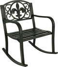 Cast Iron and Steel Outdoor Rocking Chair O590341