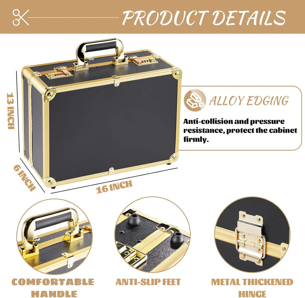 Barber Case with Code Lock Dual Layer 16 x 13 x 6 inch V623