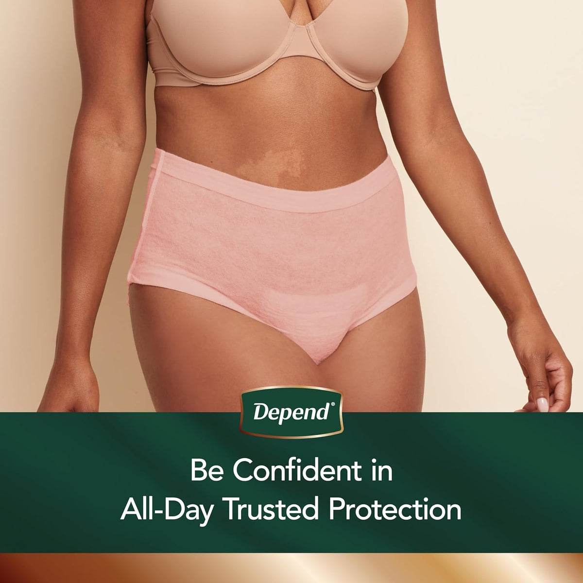 Pink Large Maximum Absorbency Adult Incontinence Underwear for Women, 12 Count (Pack of 2) Q806883