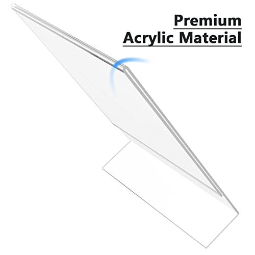 24 Pack Clear Acrylic Sign Holder 8.5 X 11 inches Vertical Y965982