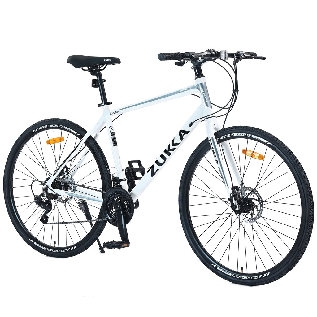 21 Speed Hybrid Bike Disc Brake 700C City Bicycle M4730
